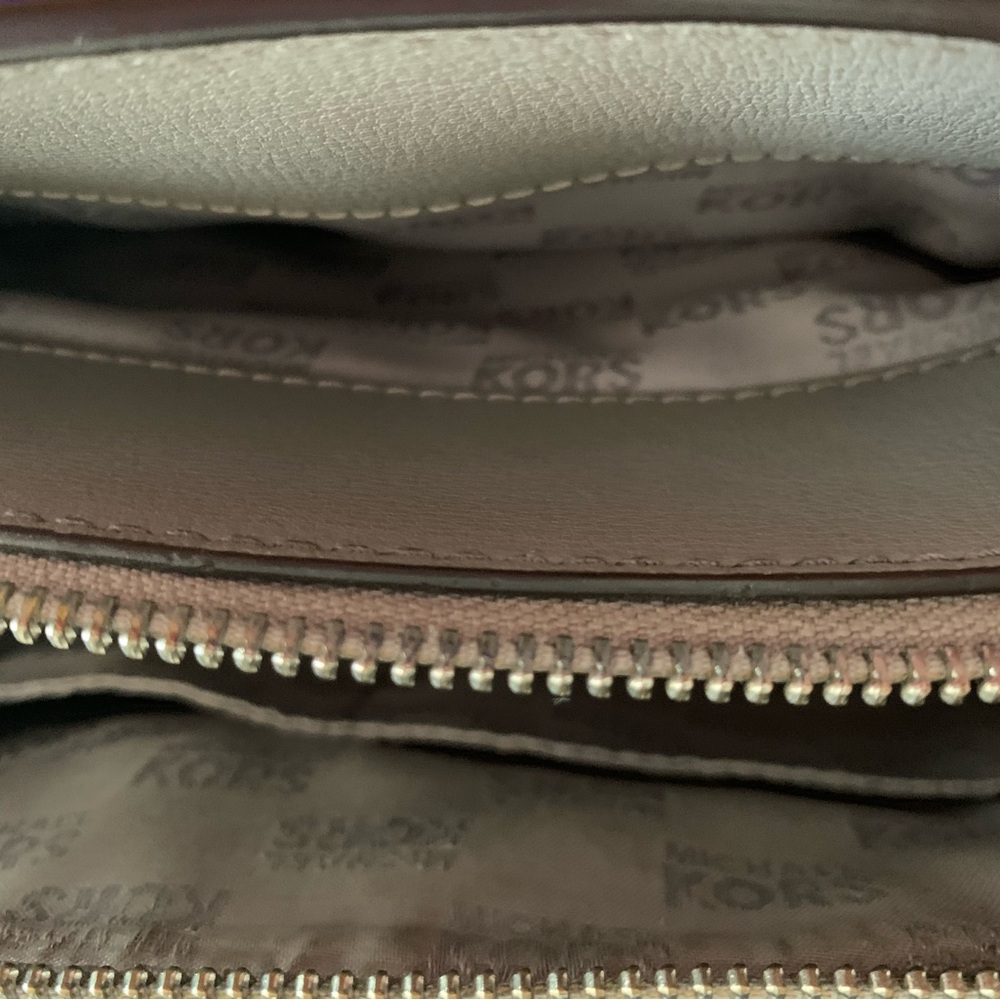 Michael Kors Gray Satchel with Silver Studs - Picture 6 of 8